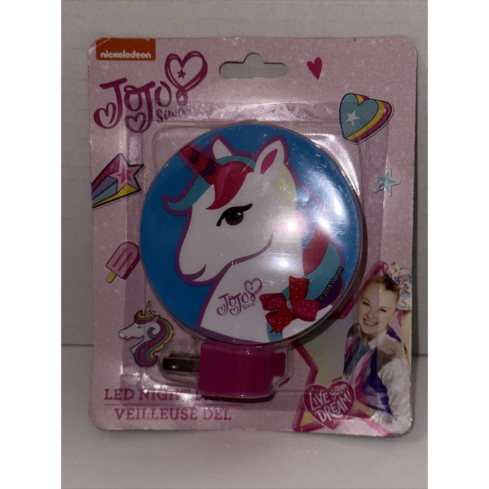 JoJo Siwa Nickelodeon LED Night Light Unicorn Rotary Shade Pink 249544-09599-004